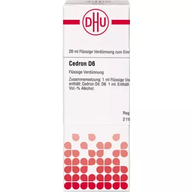 CEDRON D 6 Rozcieńczenie, 20 ml CEDRON D 6 Rozcieńczenie, 20 ml