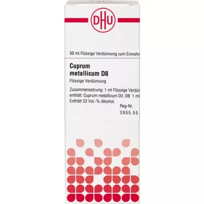 Cuprum Met D 8, 50 ml Cuprum Met D 8, 50 ml