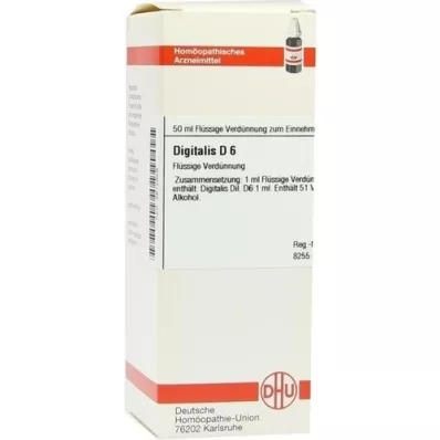 Digitalis D 6, 50 ml Digitalis D 6, 50 ml