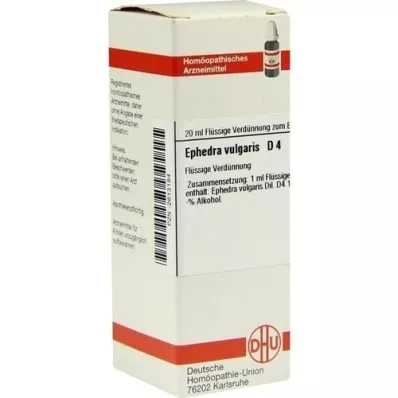 EPHEDRA VULGARIS D 4 Rozcieńczenie, 20 ml