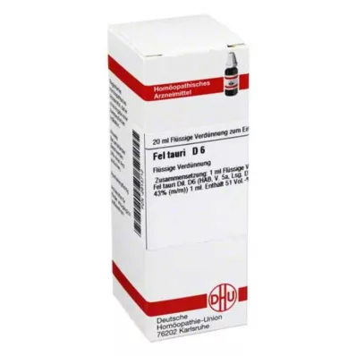 FEL TAURI D 6 Rozcieńczenie, 20 ml