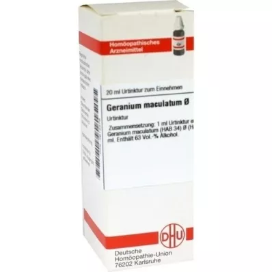 GERANIUM MACULATUM Urtton, 20 ml GERANIUM MACULATUM Urtton, 20 ml