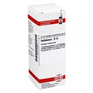 HELLEBORUS D 12 Rozcieńczenie, 20 ml HELLEBORUS D 12 Rozcieńczenie, 20 ml