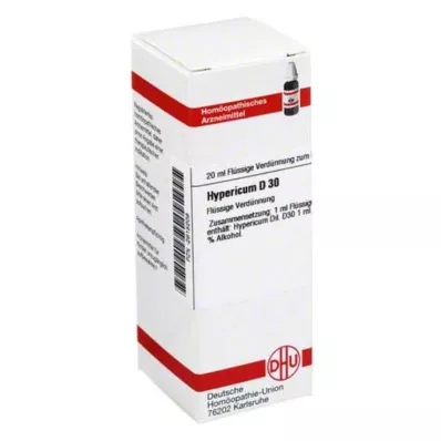 HYPERICUM D 30 Rozcieńczenie, 20 ml HYPERICUM D 30 Rozcieńczenie, 20 ml