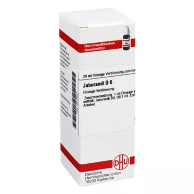JABORANDI D 6 Rozcieńczenie, 20 ml JABORANDI D 6 Rozcieńczenie, 20 ml