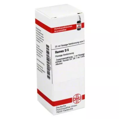 RUMEX D 6 Rozcieńczenie, 20 ml