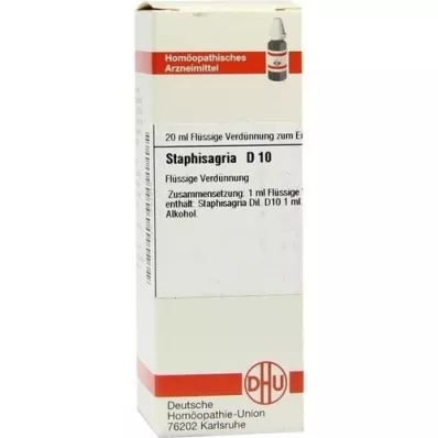 Staphisagria D10, 20 ml Staphisagria D10, 20 ml