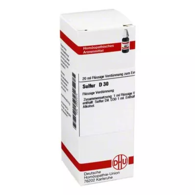 SULFUR D 30 Rozcieńczenie, 20 ml SULFUR D 30 Rozcieńczenie, 20 ml
