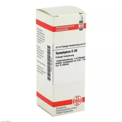 SYMPHYTUM D 30 Rozcieńczenie, 20 ml SYMPHYTUM D 30 Rozcieńczenie, 20 ml