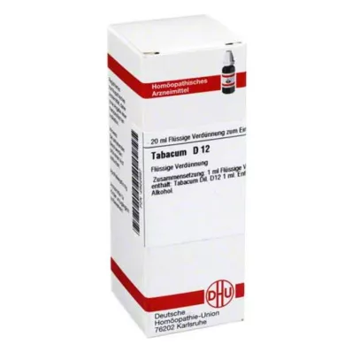 TABACUM D 12 Rozcieńczenie, 20 ml