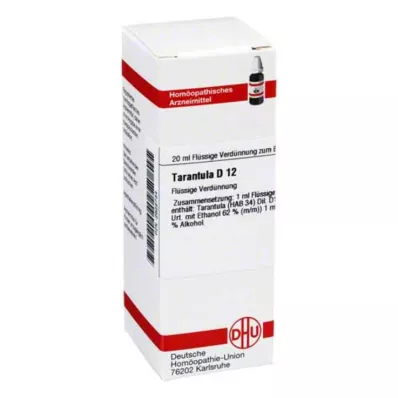 TARANTULA D 12 Rozcieńczenie, 20 ml TARANTULA D 12 Rozcieńczenie, 20 ml