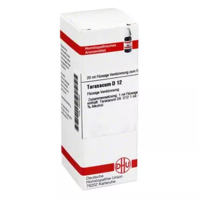 TARAXACUM D 12 Rozcieńczenie, 20 ml TARAXACUM D 12 Rozcieńczenie, 20 ml
