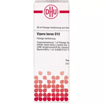 VIPERA BERUS D 12 Rozcieńczenie, 20 ml
