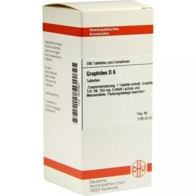 GRAPHITES D 6 tabletek, 200 szt GRAPHITES D 6 tabletek, 200 szt