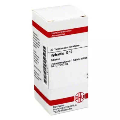 HYDRASTIS D 12 tabletek, 80 szt HYDRASTIS D 12 tabletek, 80 szt