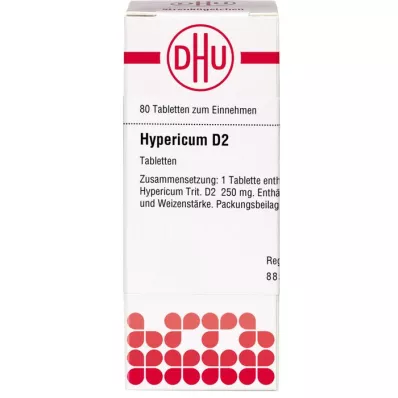 HYPERICUM D 2 tabletki, 80 szt HYPERICUM D 2 tabletki, 80 szt