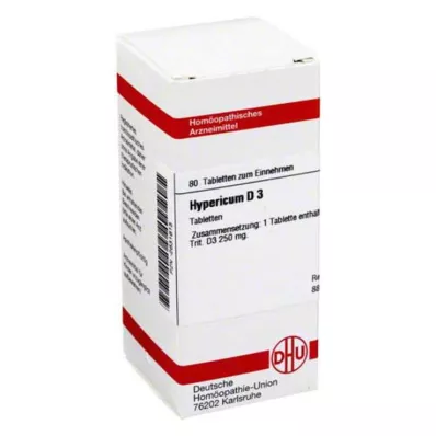 HYPERICUM D 3 tabletki, 80 szt HYPERICUM D 3 tabletki, 80 szt
