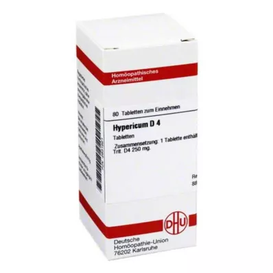HYPERICUM D 4 tabletki, 80 szt HYPERICUM D 4 tabletki, 80 szt