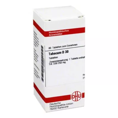 TABACUM D 30 tabletek, 80 szt TABACUM D 30 tabletek, 80 szt