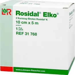 ROSIDAL Elko 10 cm x 5 m bandaż krótko-rozciągliwy, 2 szt