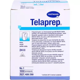 TELAPREP wymazówka niesterylna rozmiar 1 mała, 1000 szt
