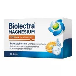 BIOLECTRA Magnez 365 mg fortissimum Orange, 20 szt