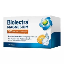 BIOLECTRA Magnez 365 mg fortissimum Orange, 40 szt
