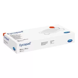 EYCOPAD Kompresy na oczy 56x70 mm niejałowe, 50 szt