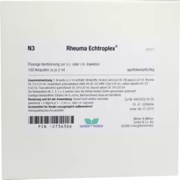 RHEUMA ECHTROPLEX Roztwór iniekcyjny, 100x2 ml