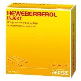 HEWEBERBEROL Wstrzykiwanie ampuli, 100 szt