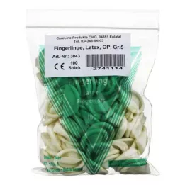 FINGERLING Lateks OP Rozmiar 5, 100 sztuk