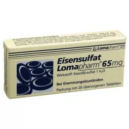 EISENSULFAT Lomapharm 65 mg tabletki powlekane, 20 szt