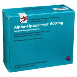 ALPHA-LIPOGAMMA 600 mg koncentrat roztworu do infuzji, 10X24 ml