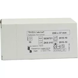 AMBIX Safe-can Portpunkt.Kan.22 GX37 mm prosto, 10 szt