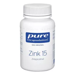 PURE ENCAPSULATIONS Cynk 15 Kapsułki pikolinianu cynku, 180 szt