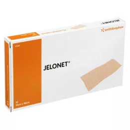 JELONET Gaza parafinowa 10x40 cm jałowa, 10 szt