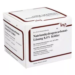NATRIUMHYDROGENCARBONAT-Roztwór Köhlera 8,4%, 25X20 ml