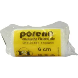 Bandaż elastyczny z gazy Porena 6cm wiolonczela biały, 1 szt