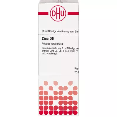 CINA D 6 Rozcieńczenie, 20 ml CINA D 6 Rozcieńczenie, 20 ml