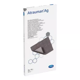 ATRAUMAN Ag 10x20 cm kompresy jałowe, 10 szt