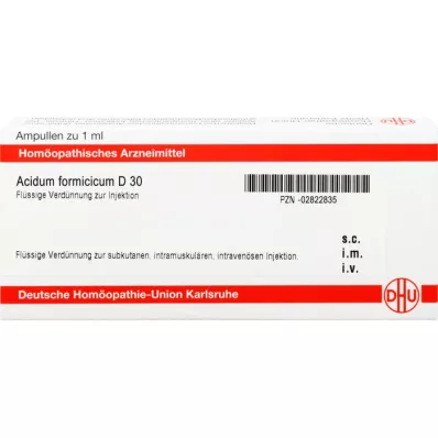 Formic Acidum D30, 10x1 ml Formic Acidum D30, 10x1 ml