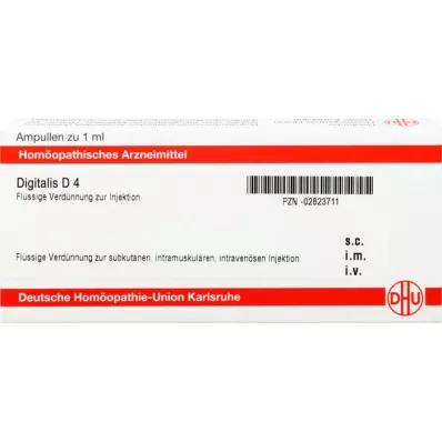 Digitalis D 4, 10x1 ml Digitalis D 4, 10x1 ml