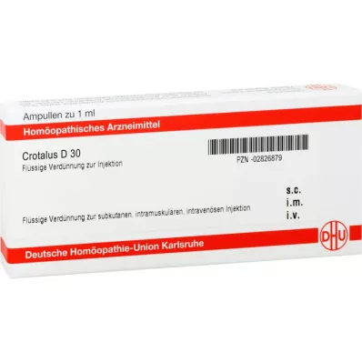 Crotalus D30, 10x1 ml