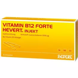 VITAMIN B12 HEVERT Forte Inttection AMPOULES, 20x2 ml