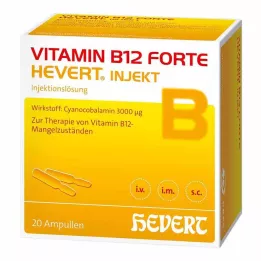 VITAMIN B12 HEVERT forte Injekt ampułki 20X2 ml