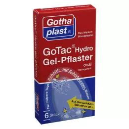 GOTAC Folia na rany z podkładką żelową, 6 szt
