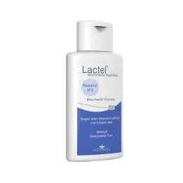 Lactel No.3 organiczny szampon siarkowy do bardzo tłustej skóry głowy, 200 ml