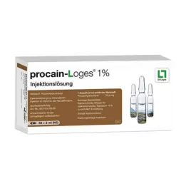 PROCAIN-Ampułki z roztworem do wstrzykiwań Loges 1%, 50 x 2 ml
