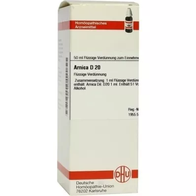 Arnica D20, 50 ml Arnica D20, 50 ml