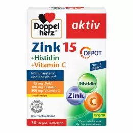 DOPPELHERZ Tabletki Cynk+Histydyna Depot aktywne, 30 szt